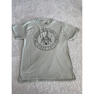 The Original Walt Disney World Since 1971 Light Olive Green Tshirt  Adult Medium